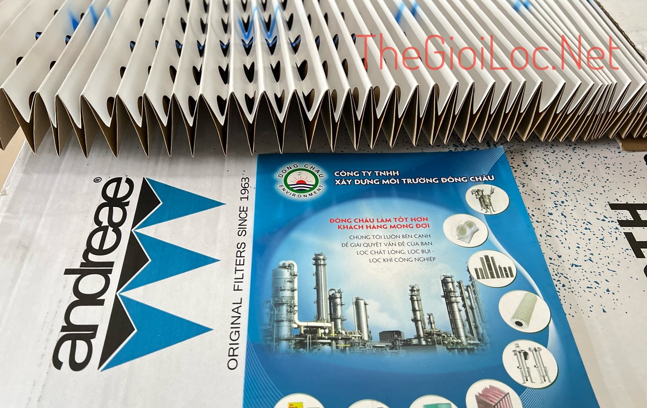 AF113 (Màu Trắng) Giấy lọc bụi sơn khô Andreae 2 lớp