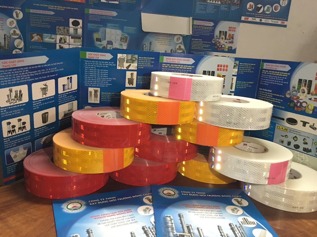 Băng keo phản quang 3M nhiều màu chính hãng cho khách hàng chọn lựa
