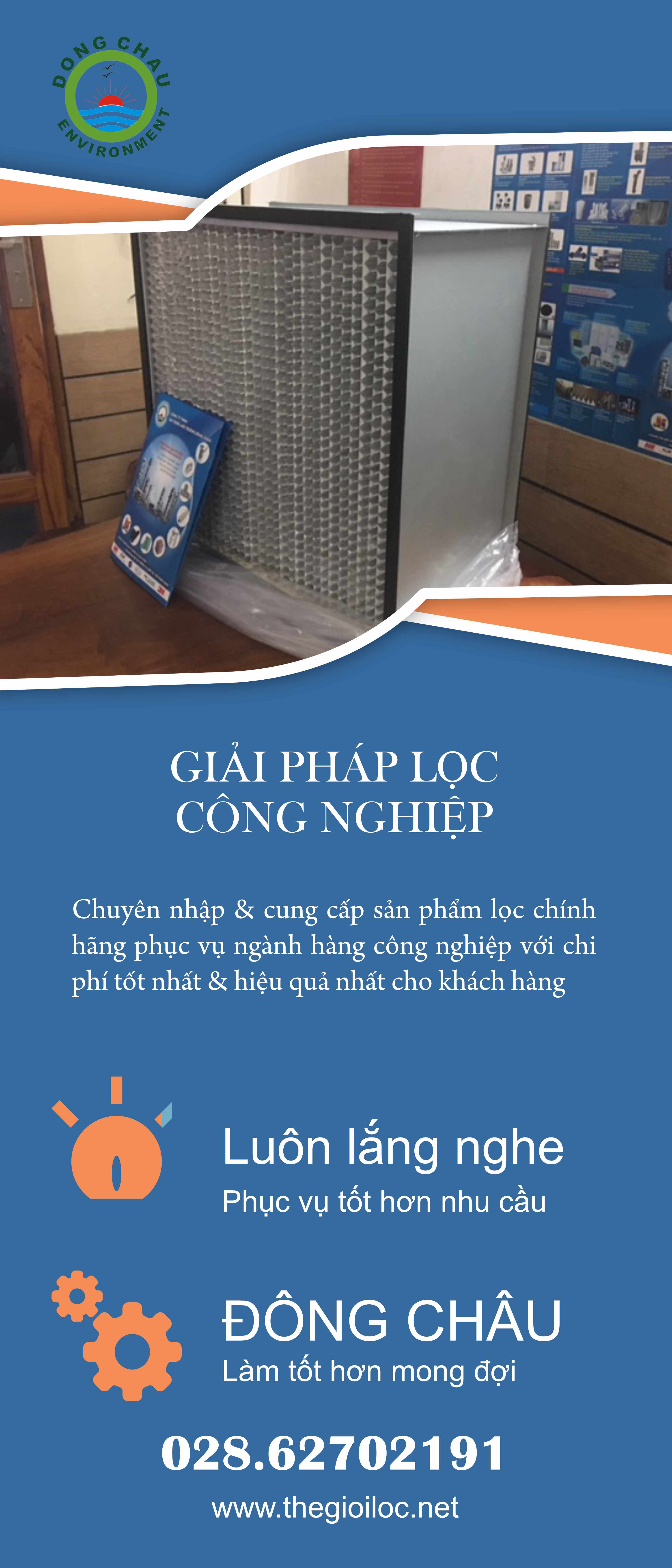 banner sản phẩm lọc công ty đông châu