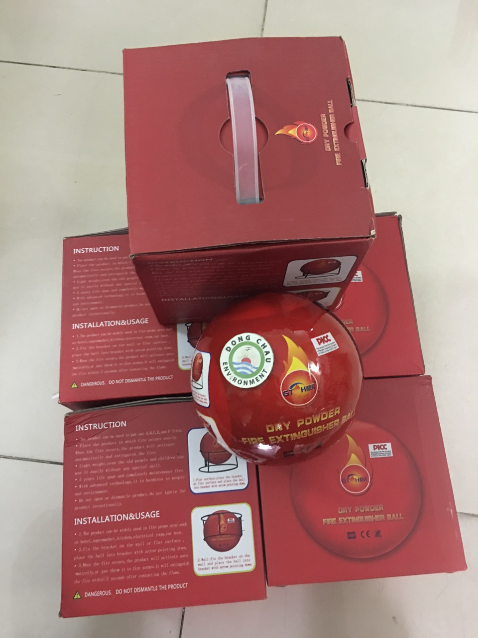 Bóng Chữa Cháy Tự Động Dry Powder