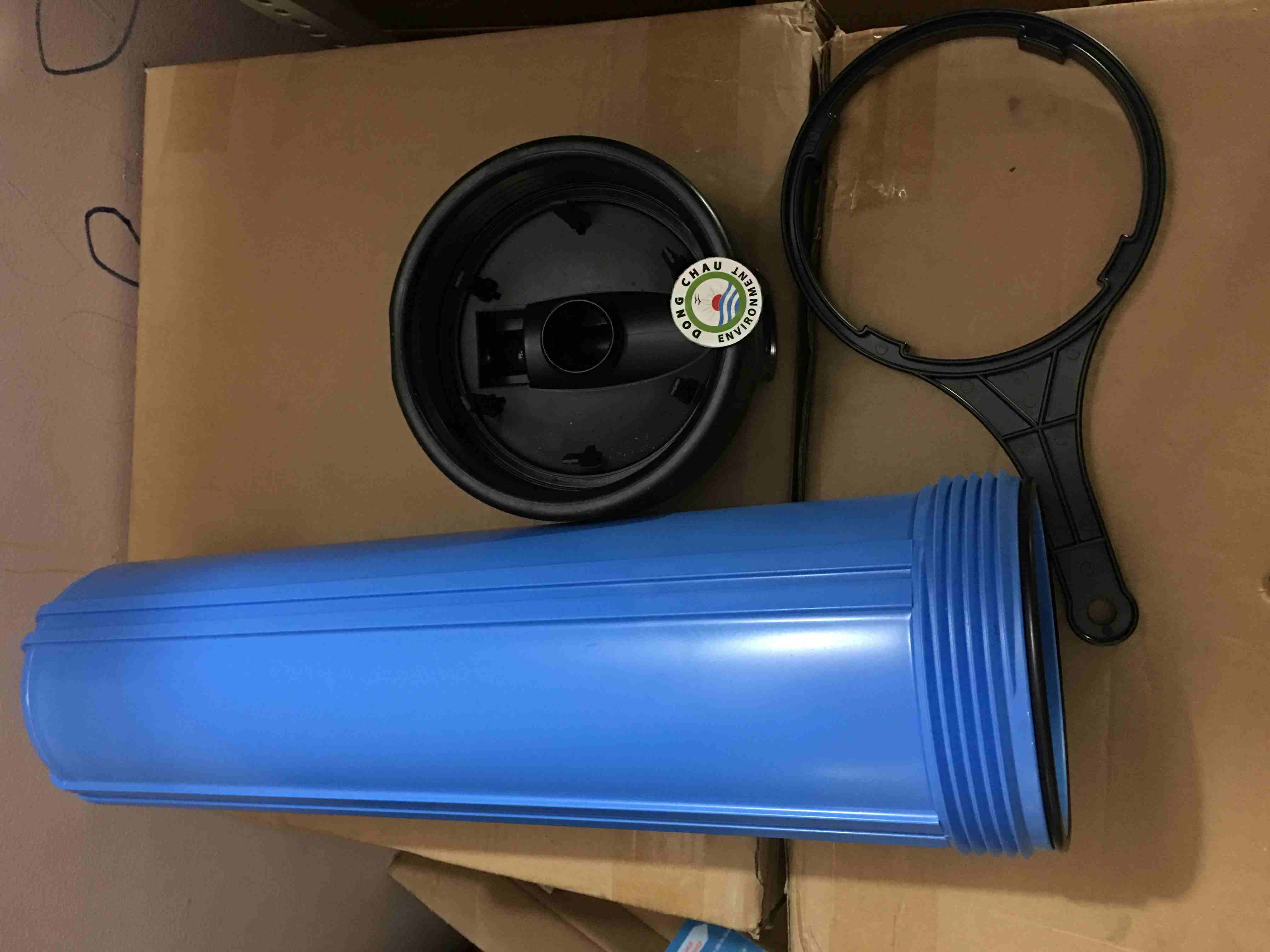 liên hệ đông châu phân phối Cốc lọc nhựa xanh Bigblue 20 inch
