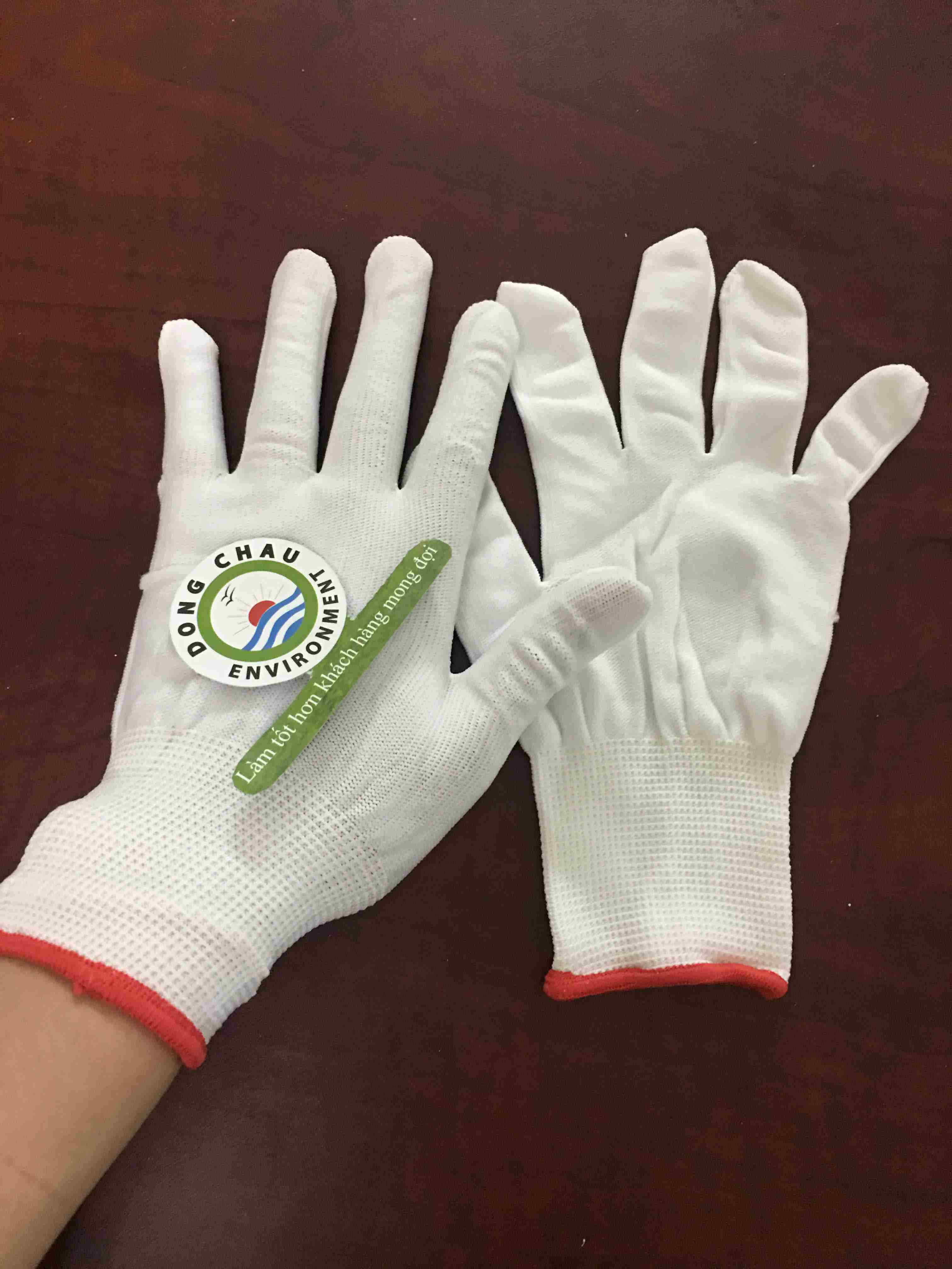 găng tay len màu đỏ cao cấp