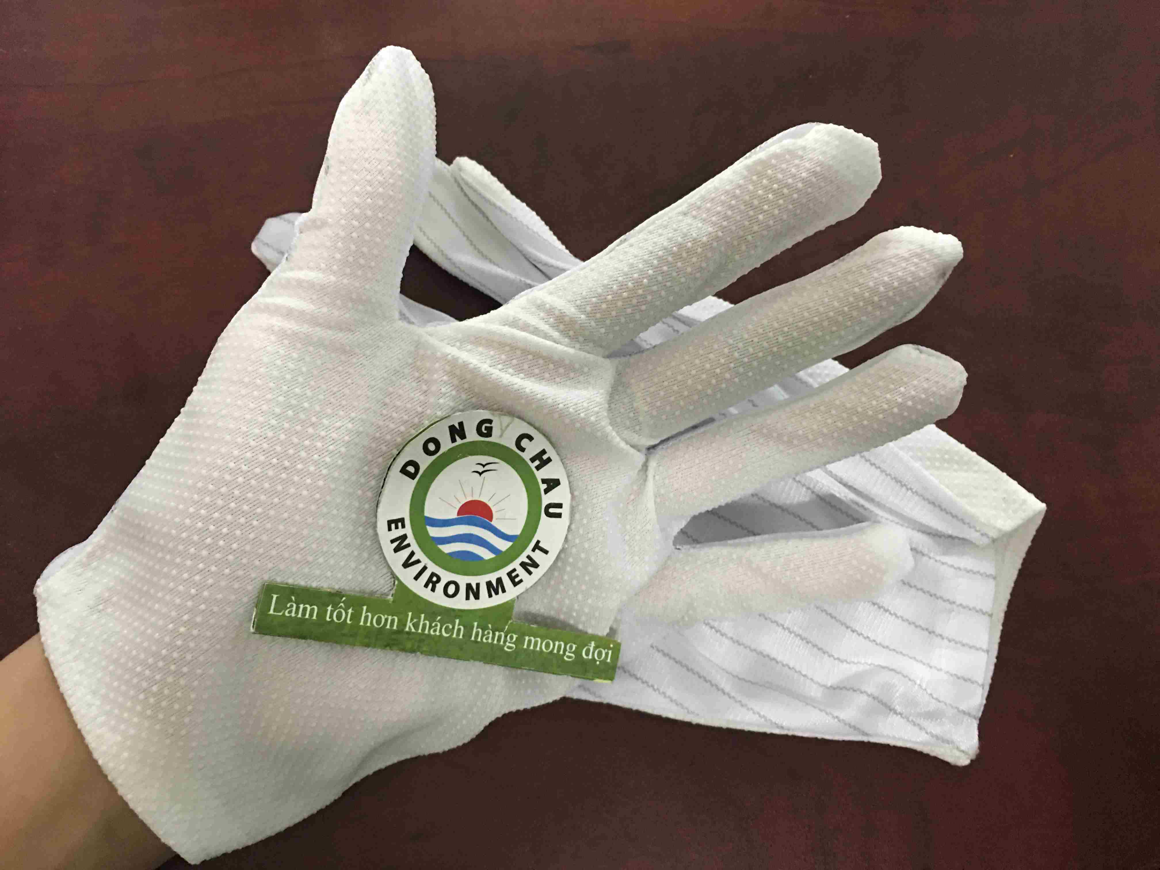Găng tay vải phòng sạch chống tĩnh điện