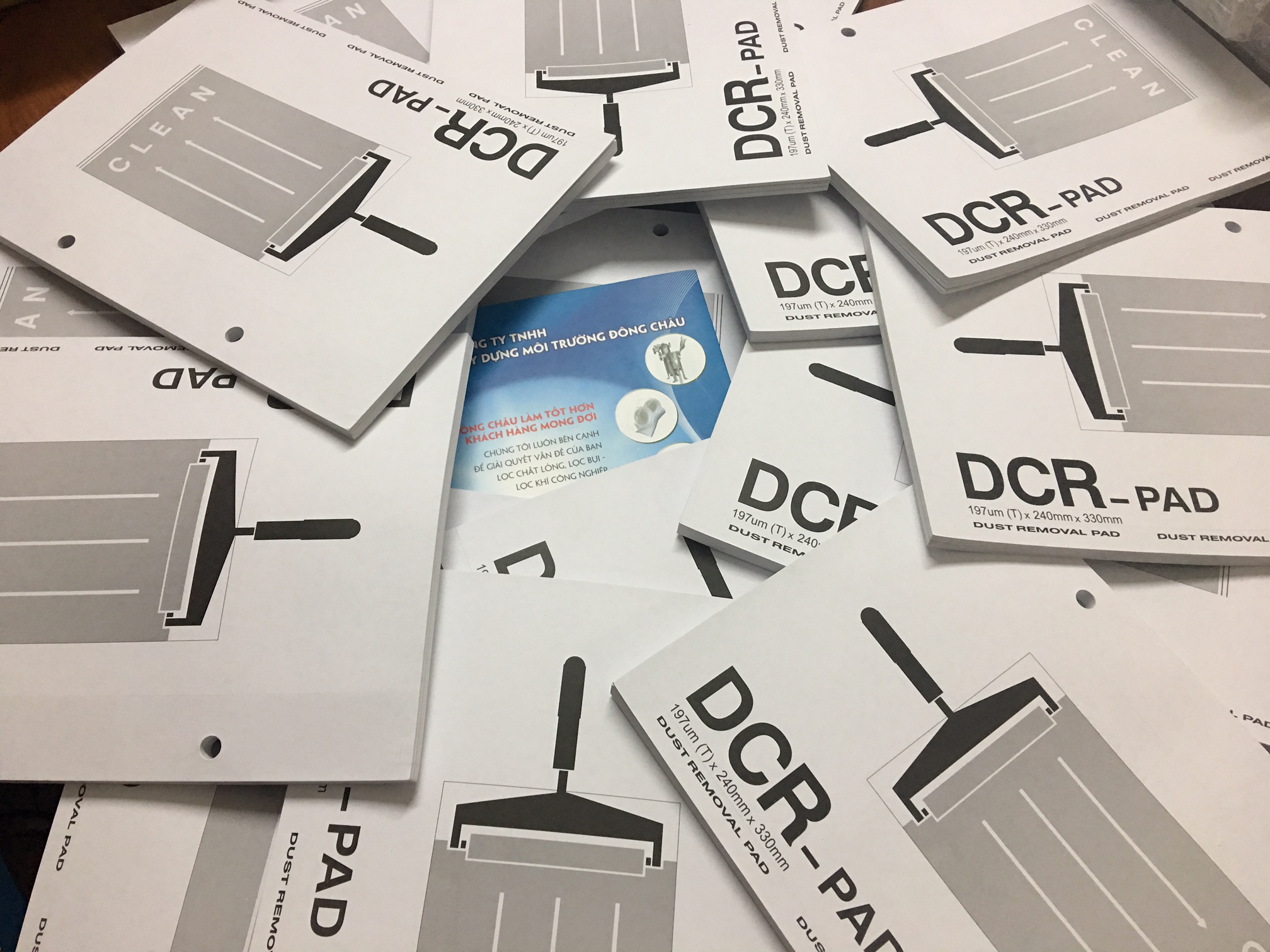 Giấy dính bụi phòng sạch DCR Pad cho con lăn