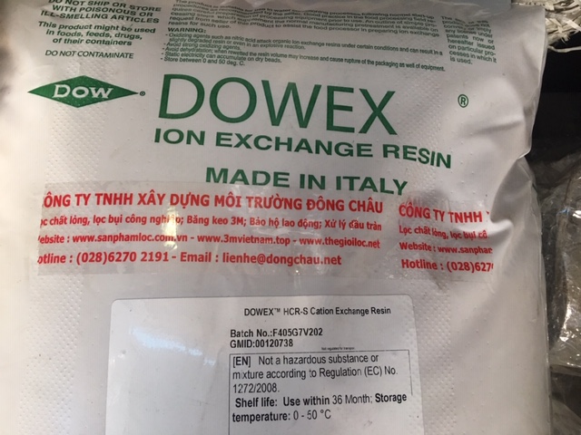 liên hệ đông châu phân phối Hạt nhựa cation Dowex HCR-S