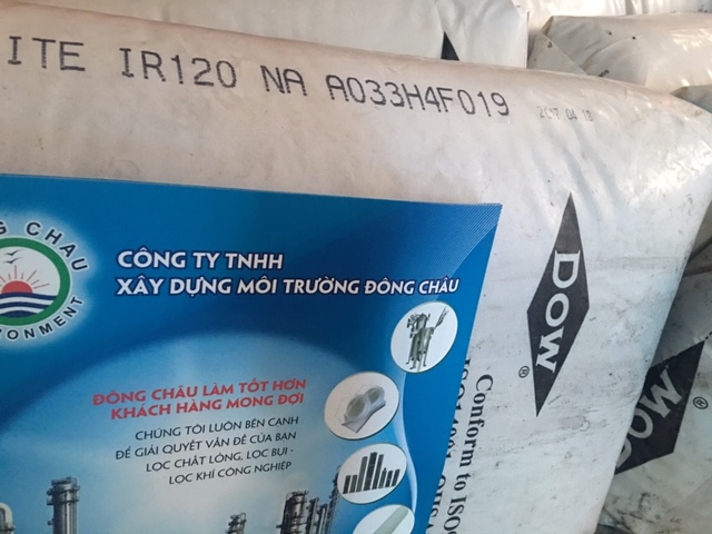 thông tin chi tiết Hạt Nhựa Cation Amberlite Dow IR120Na