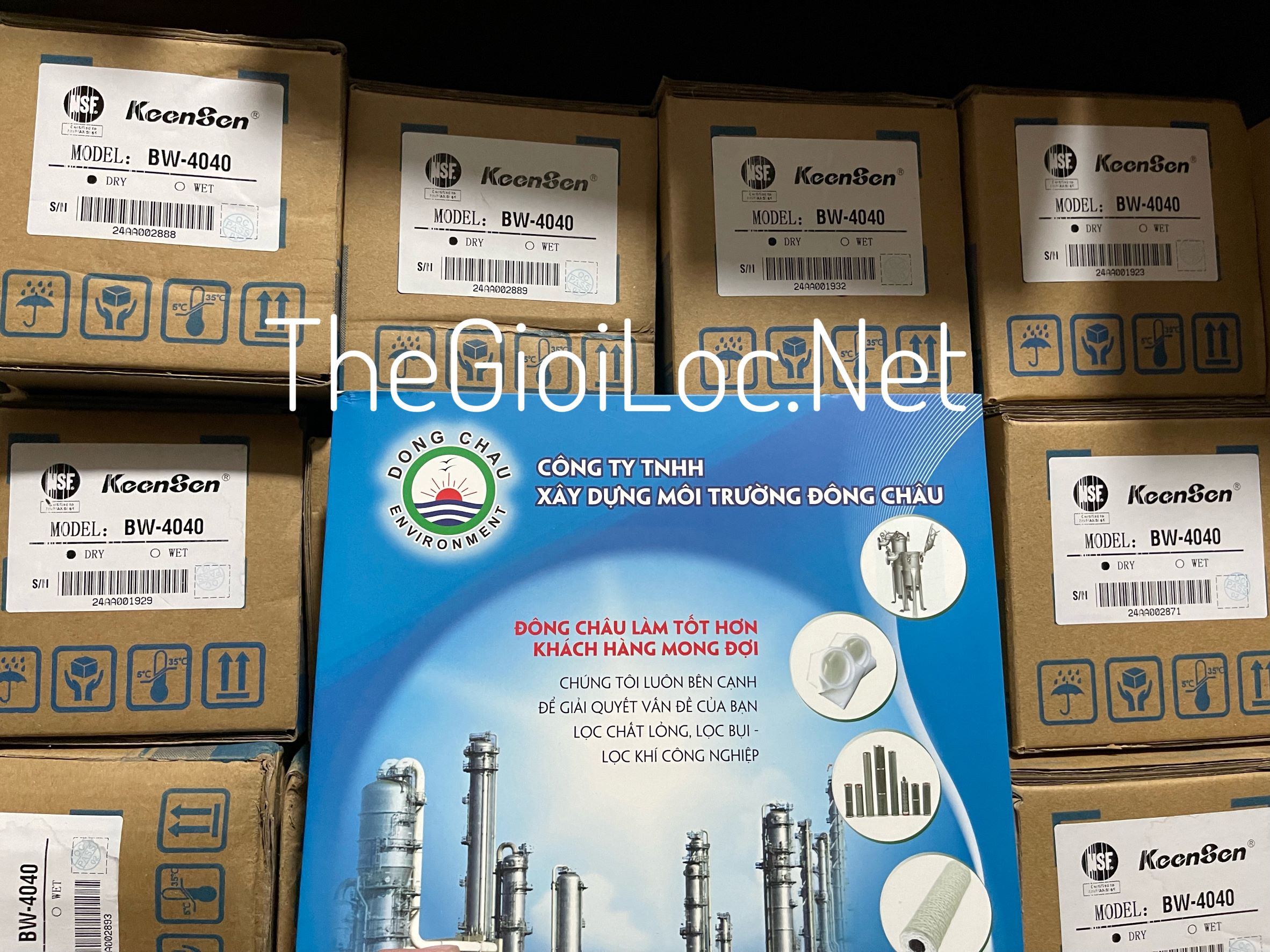 phân phối giá sỉ KeenSen BW-4040 Membrane Màng RO áp cao