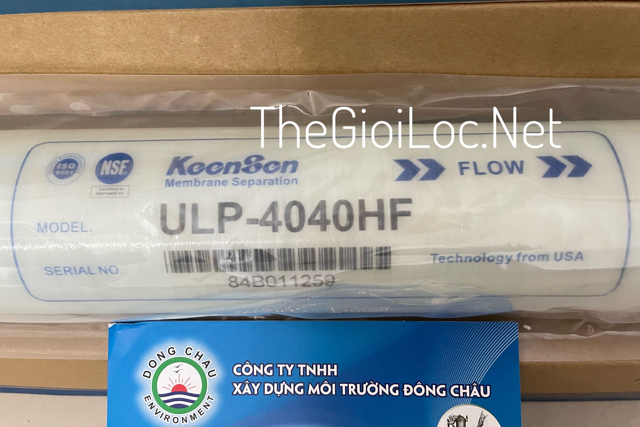 kiểm tra thông tin KeenSen ULP-4040MR-2 RO Membrane Màng áp thấp của hãng