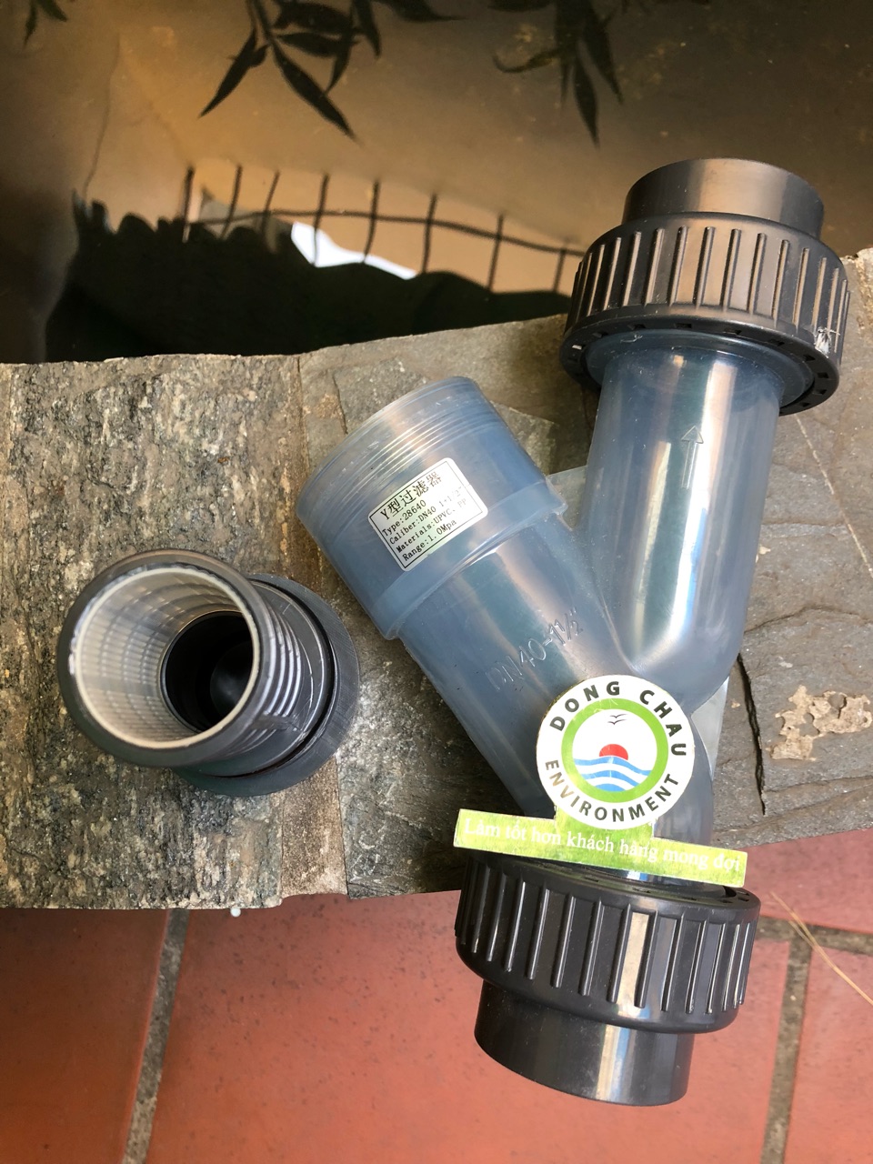 phân phối giá sỉ Y lọc nhựa loại lớn DN40