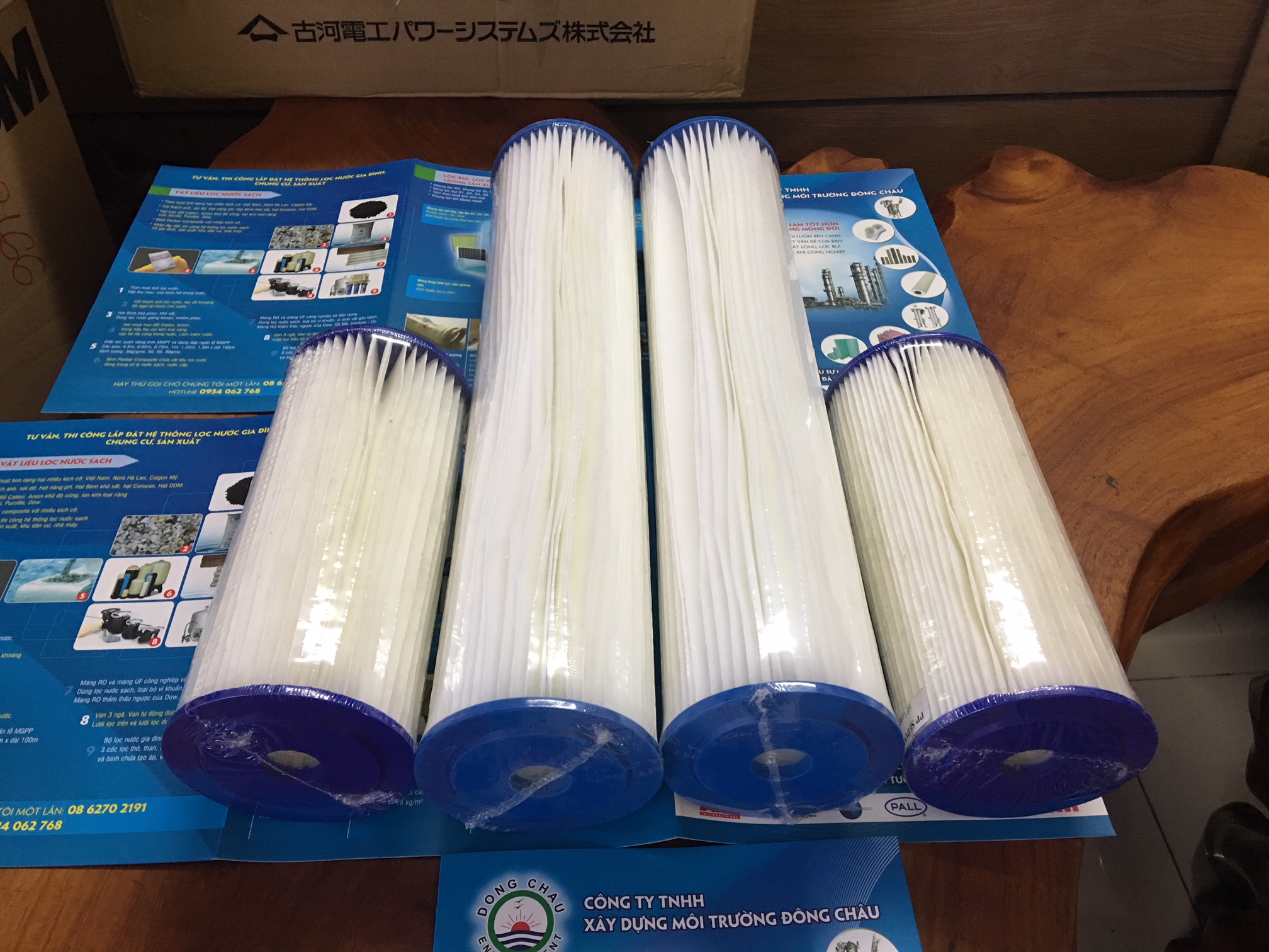 so sánh Lõi Lọc Nước Hồ Bơi Giấy Xếp BigBlue 20 Inch và loại 10 inch