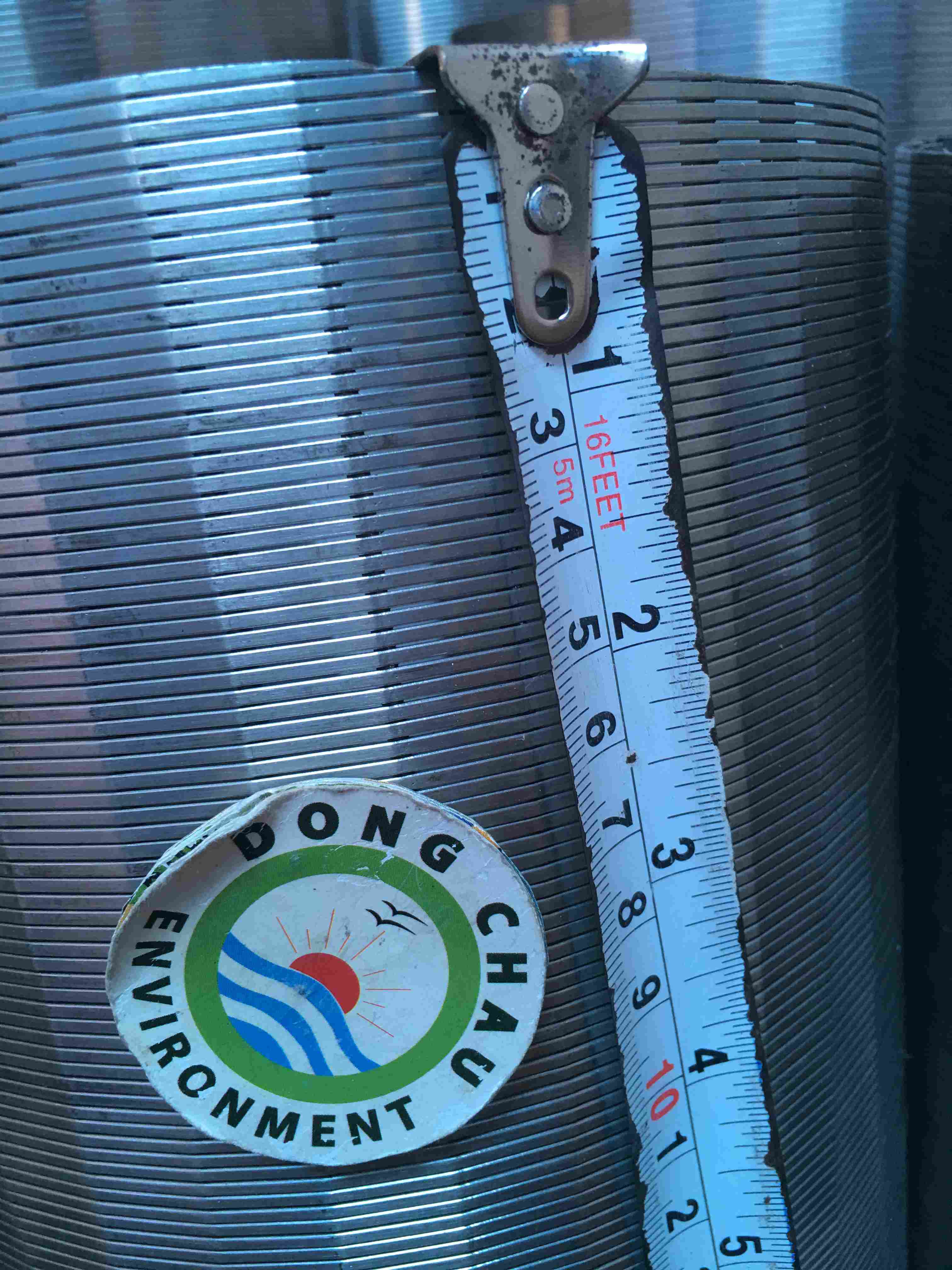 cấu tạo chi tiết Ống Lọc Khe 0.3mm Đường kính 160mm DOE Dài 1m