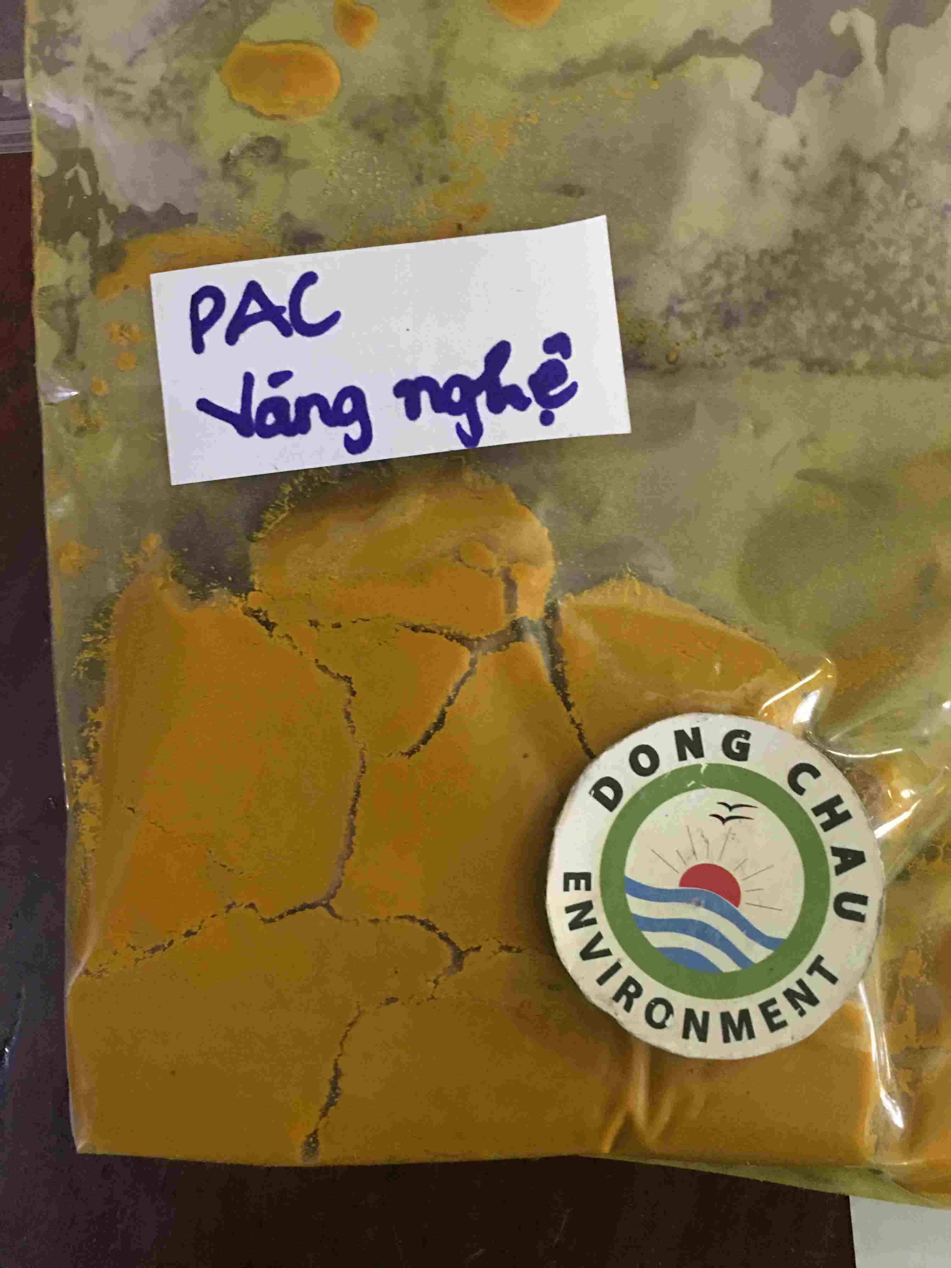liên hệ đông châu phân phối Poly Aluminium Chloride PAC vàng nghệ dùng trong lọc nước