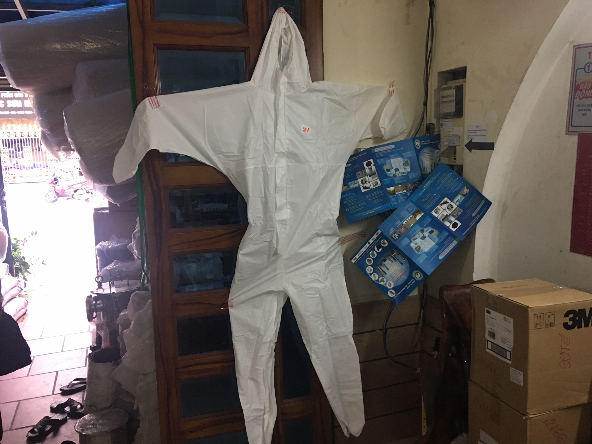 nguyên bộ Quần áo chống hóa chất 3M 4510