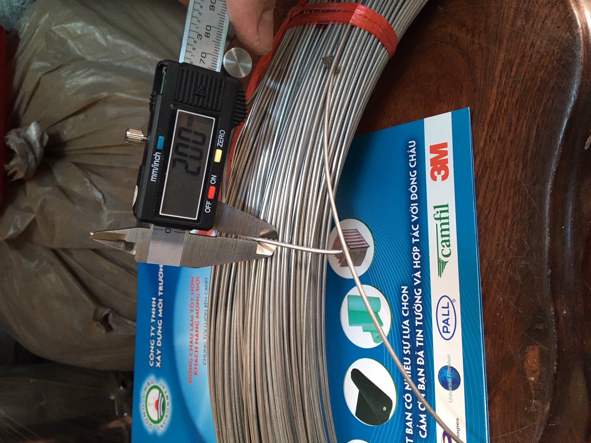 liên hệ đông châu phân phối Sợi Inox 304 Đường Kính 2mm