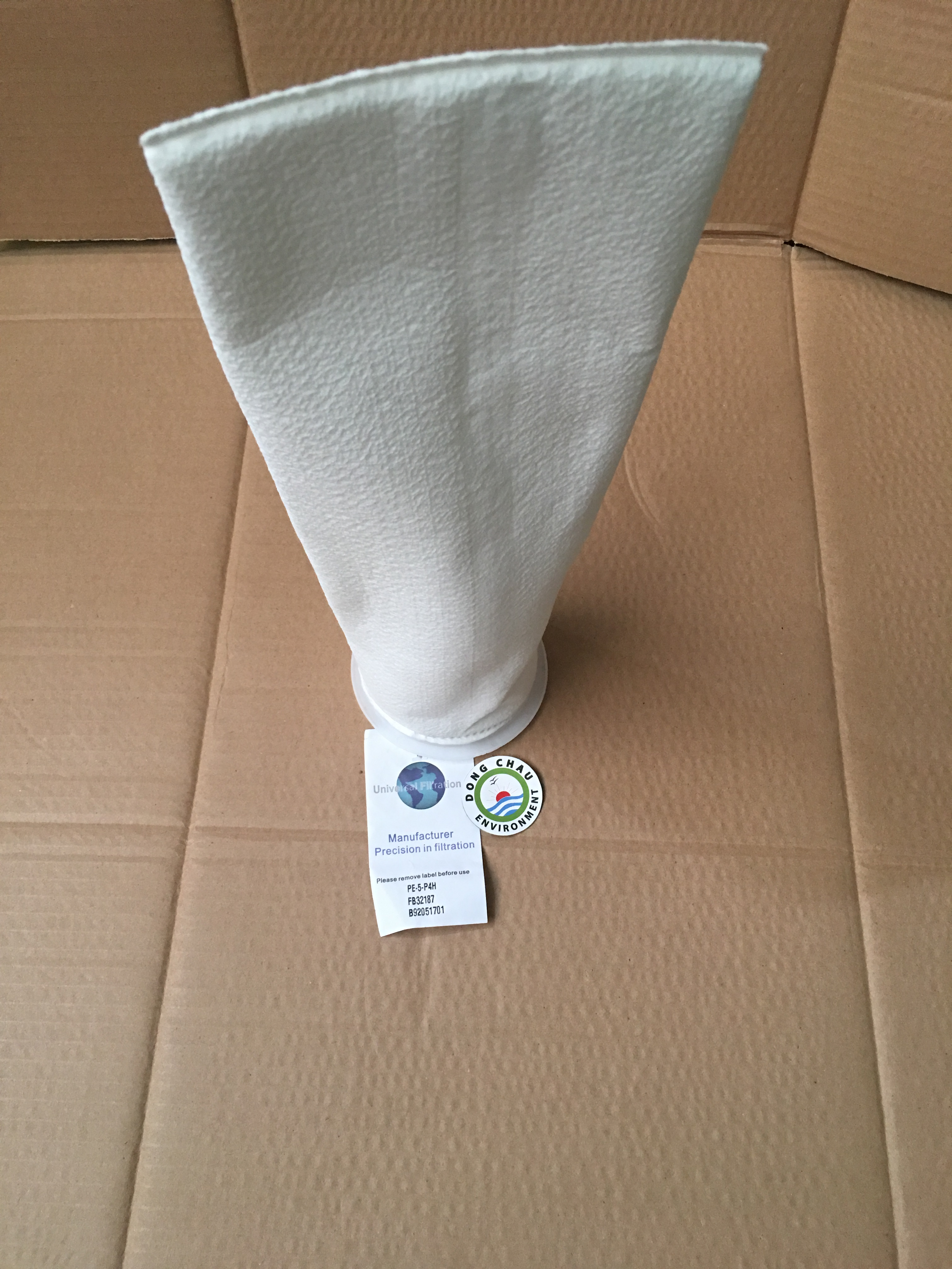 cấu tạo chi tiết Túi lọc PE 5 micron size 4