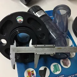 Y lọc nhựa trong mặt bích DN40 uPVC