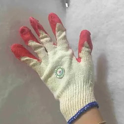 Găng Tay Bảo Vệ Bàn Tay Phủ Sơn Đỏ