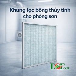 Khung lọc bông thủy tinh 498x498x25mm DCF.vn