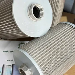 Lõi lọc dầu thủy lực lưới inox – OD150 x Ren 420 x H200mm tấm đục lỗ bên trong