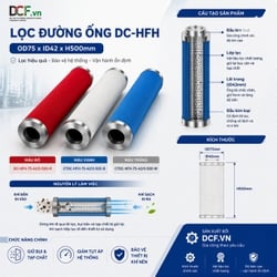 Lọc đường ống khí nén DC-HFH xanh đỏ trắng do DCF.vn sản xuất