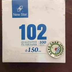Giấy Lọc Phòng Thí Nghiệm Newstar 102 Đường Kính 150 Mm