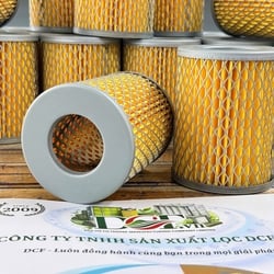 Phin lọc bụi 2 mặt lưới Cellulozo màu vàng không ron