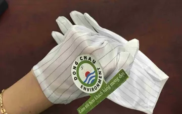 Găng tay vải phòng sạch chống tĩnh điện