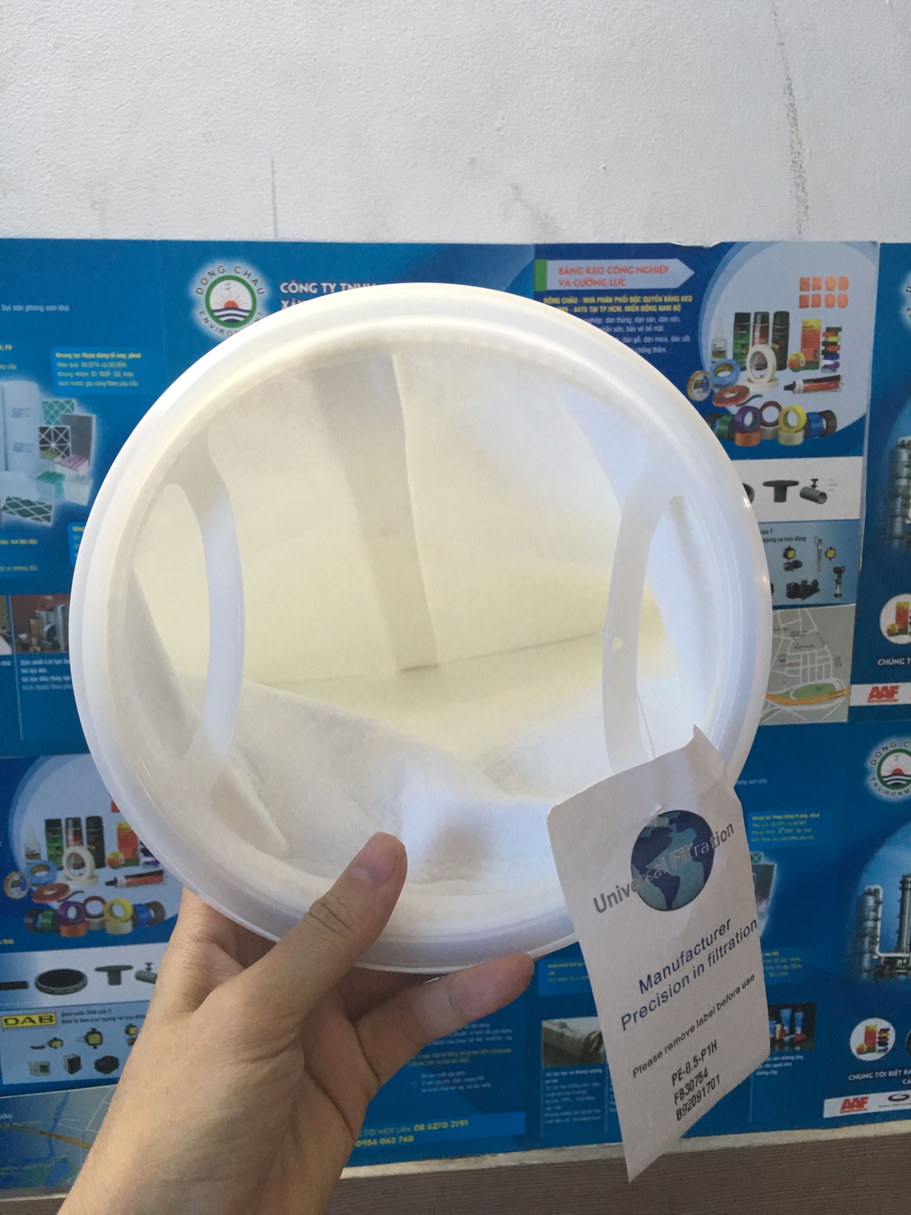 Túi lọc nước PE 0.5 micron size 1