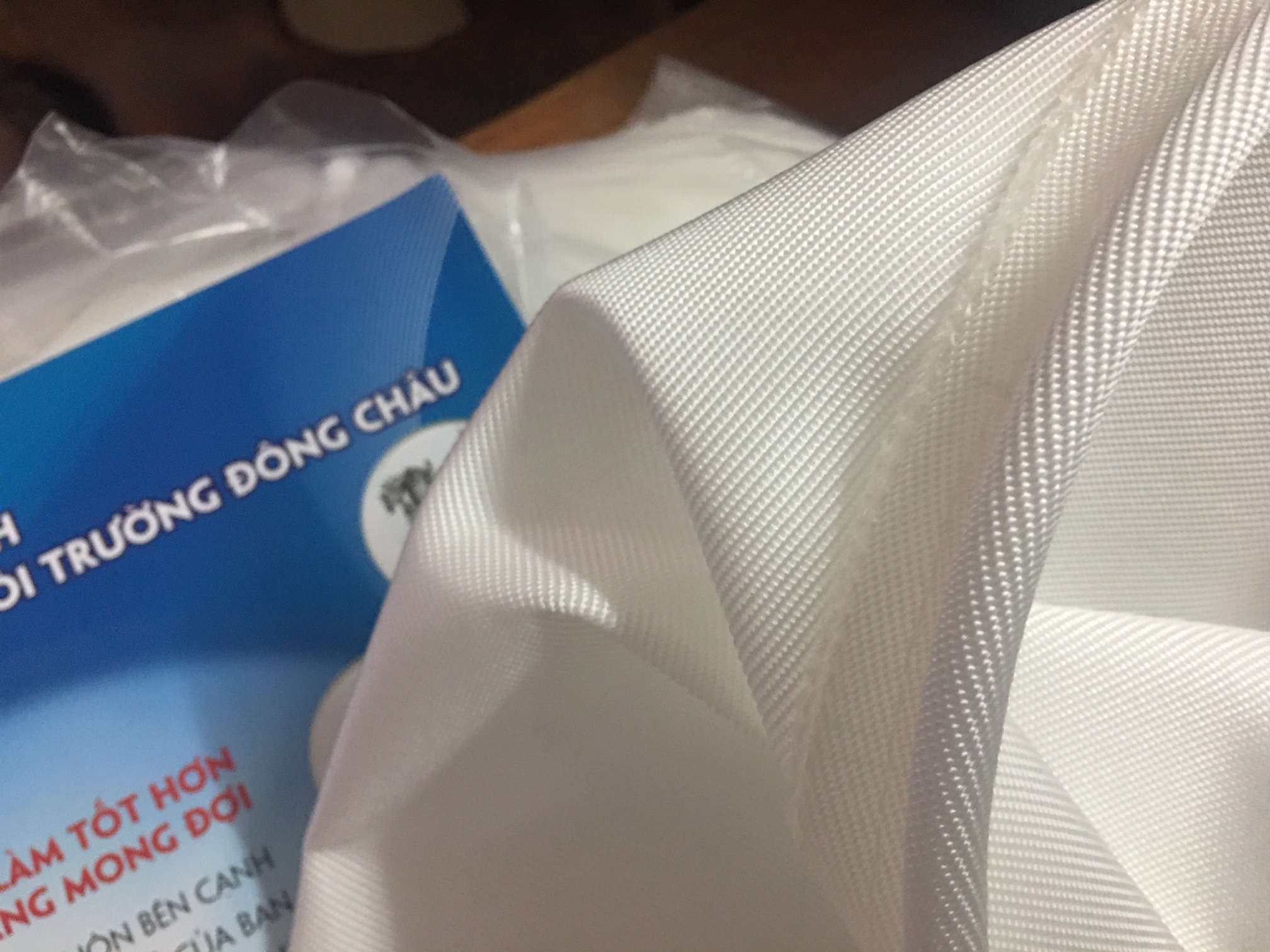 chất liệu sản phẩm Túi lọc vải dệt PP vòng inox