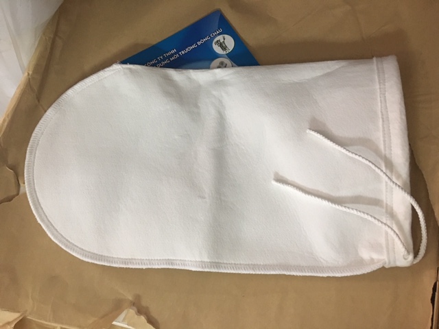 chi tiết cấu tạo May túi PE dây rút lọc nước lọc hóa chất