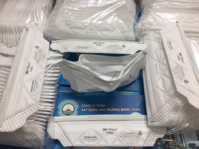 cấu tạo chi tiết bên trong Khẩu trang 3M 9105 bảo vệ đường hô hấp
