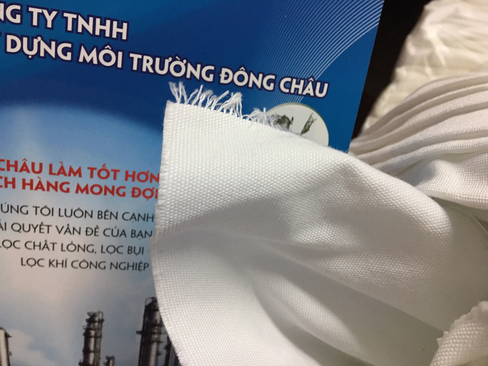 liên hệ đông châu phân phối Vải dệt PE chịu được axit kiềm lọc hóa chất