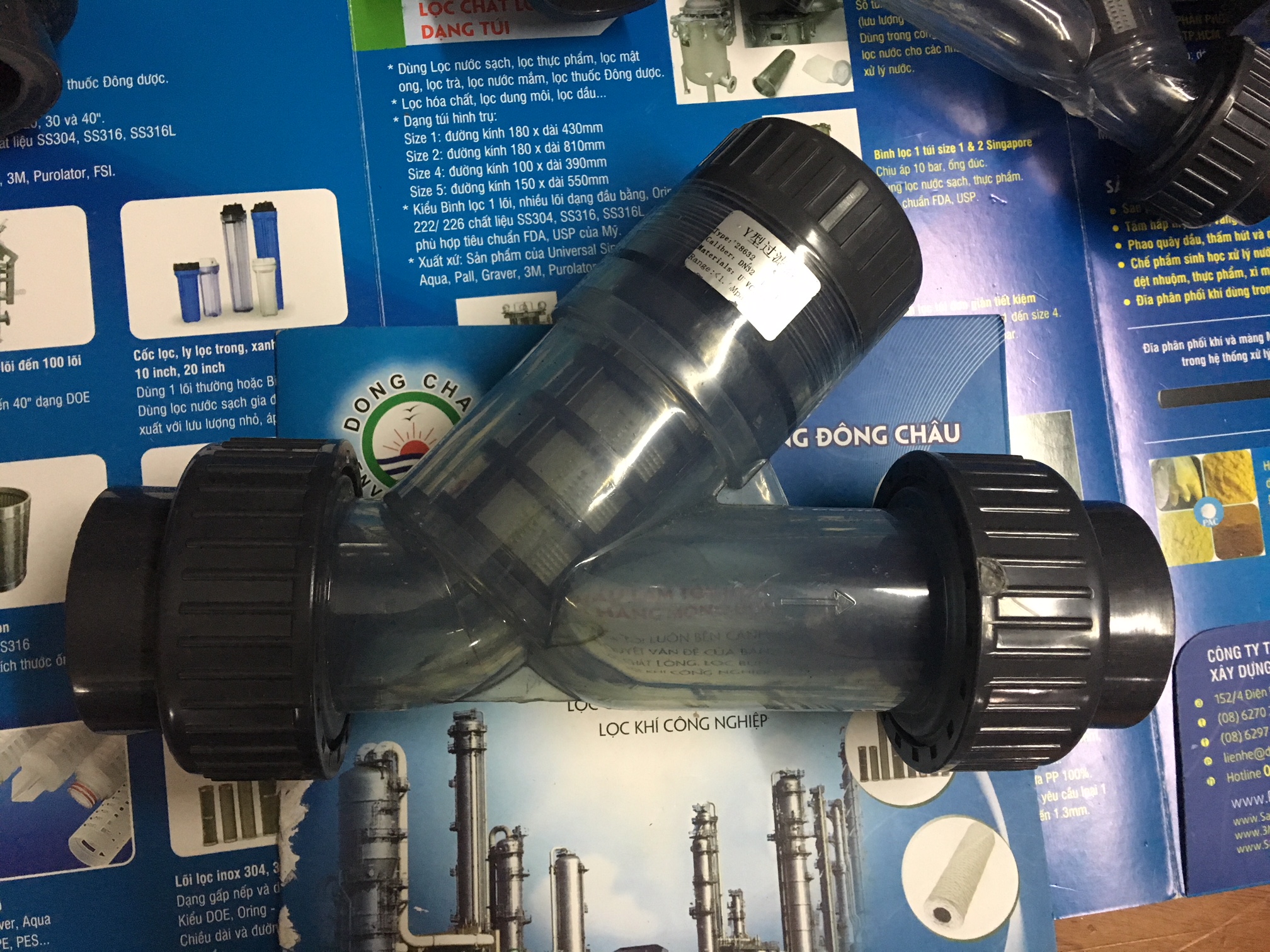 liên hệ đông châu phân phối Y Lọc Nhựa Trong DN32