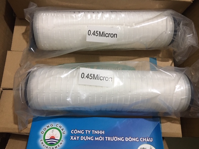 liên hệ đông châu phân phối Lõi Lọc Giấy Xếp Clean Green - 0.45 Micron - 10 Inch DOE