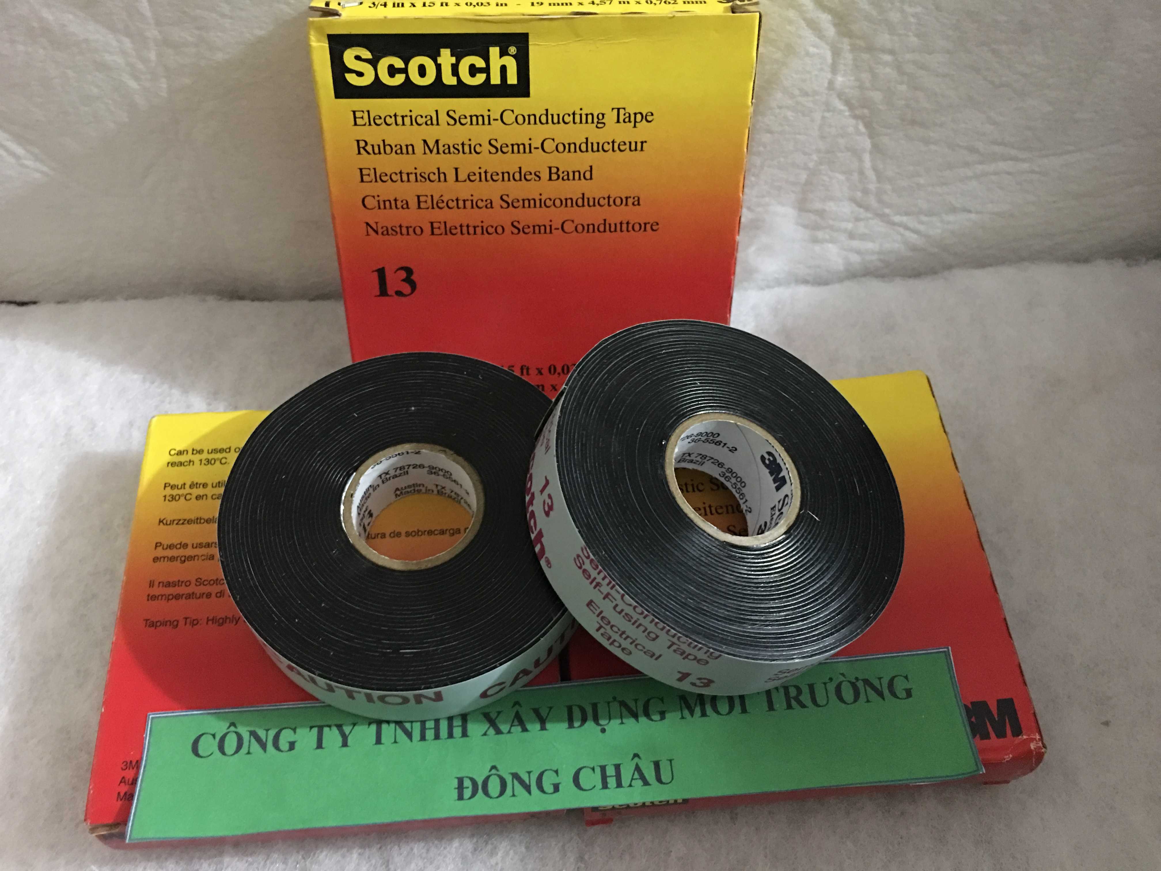 Băng keo cách điện bán dẫn 3M Scotch 13
