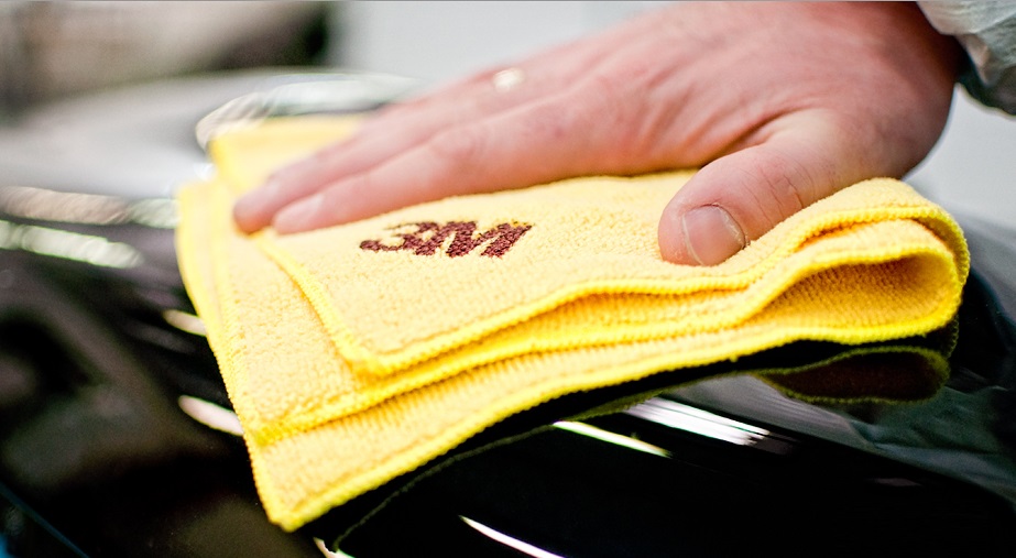 Khăn lau ô tô 3M cao cấp màu vàng