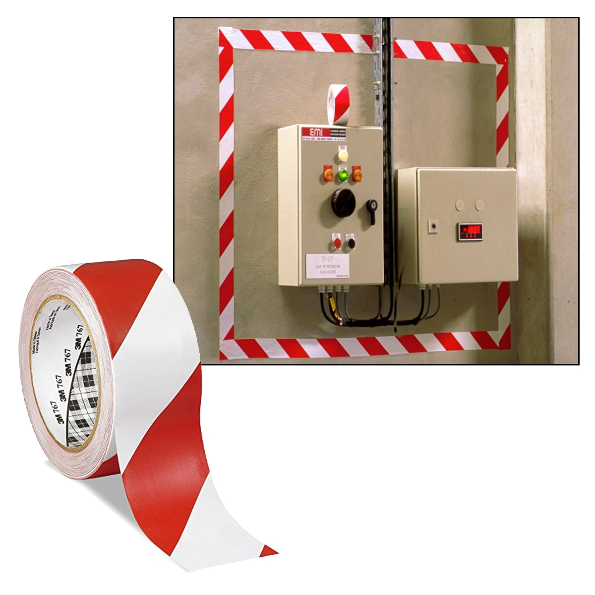 Mua băng keo cảnh báo màu đỏ trắng 3M 767 ở đâu ?