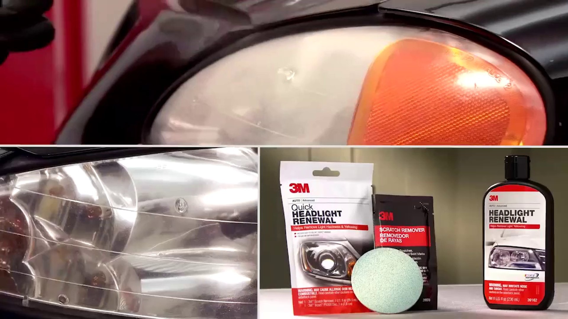 Dung dịch tẩy ố và làm mới đèn xe 39162