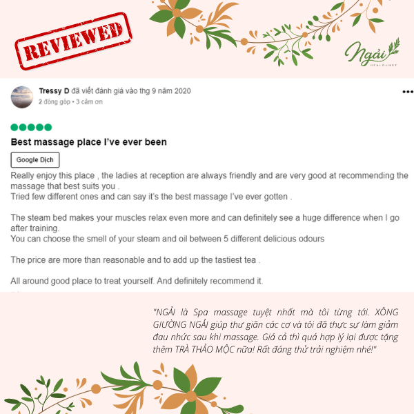 COMBO MASSAGE & TEA - 1000 SUẤT MASSAGE 0Đ