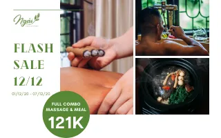 Flash Sale 12/12 Massage Trị Liệu tại Ngải Spa