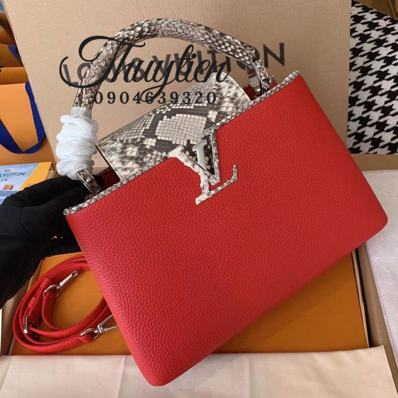 Chuyên Sỉ Túi Xách Louis Vuitton Capucines Siêu Cấp Vip - Xem Giá Sỉ Tại Zalo