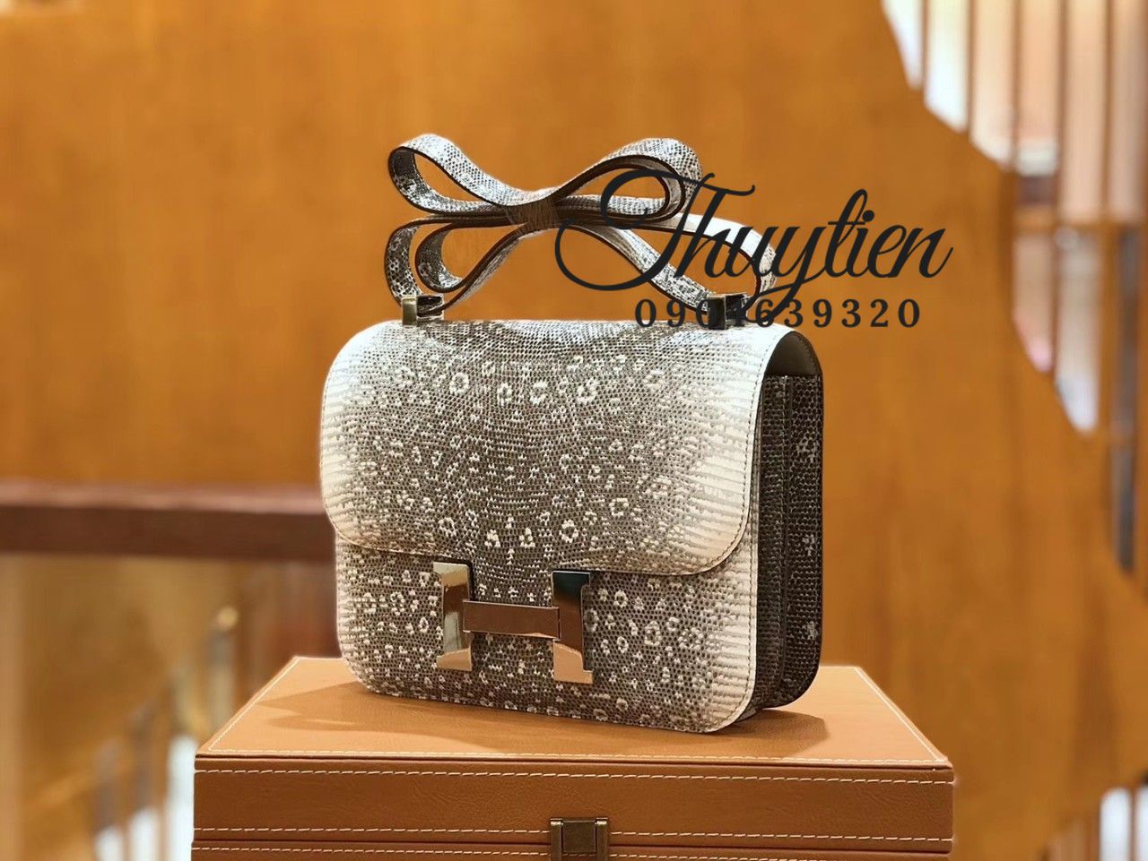 Shop Túi Hm Constance Da Thằn Lằn Vip - Túi Xách Hermes Hàng Hiệu Replica