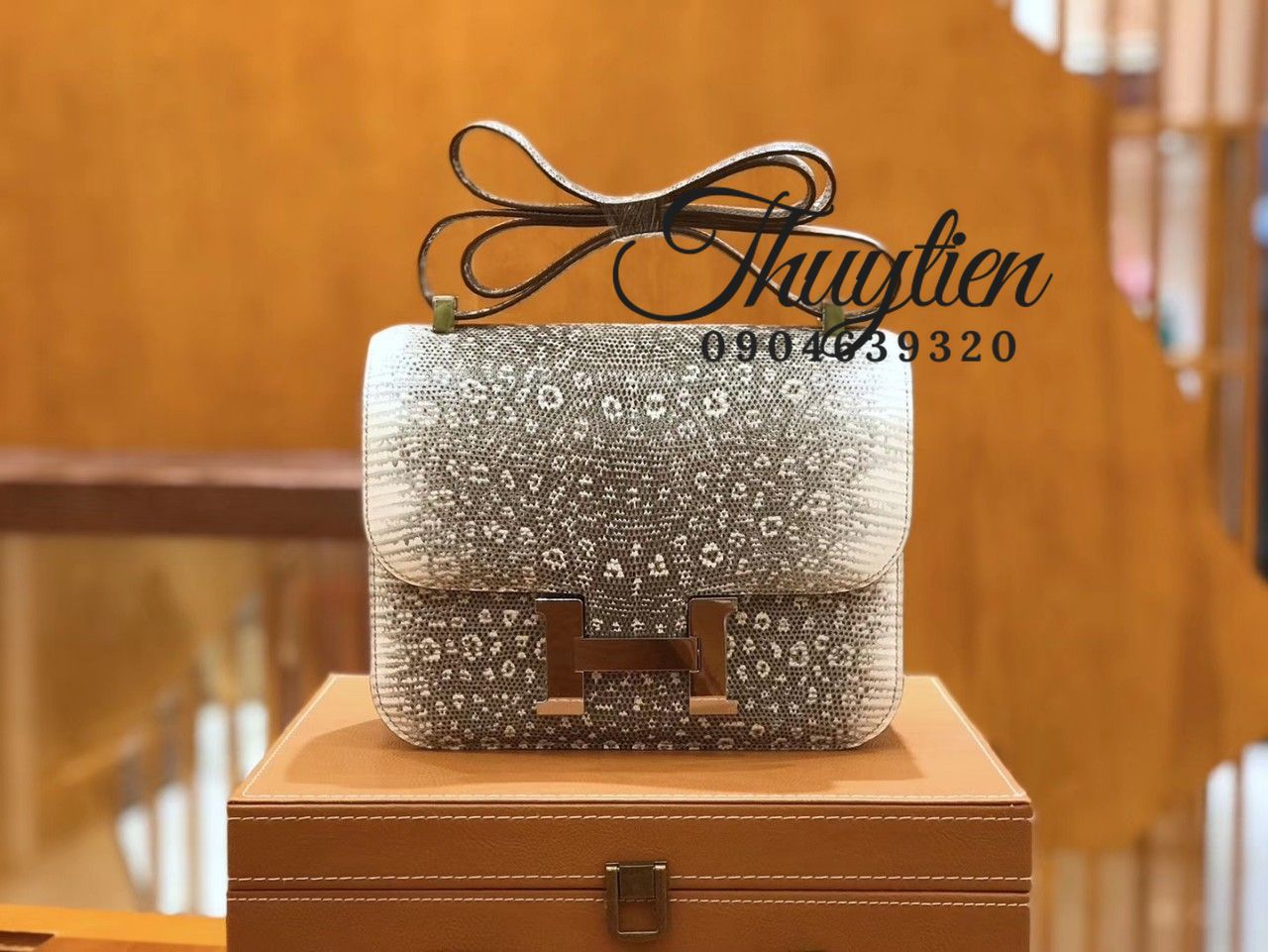 Order Nhanh Túi Hm Constance Da Thằn Lằn Vip - Túi Xách Hermes Hàng Hiệu Replica