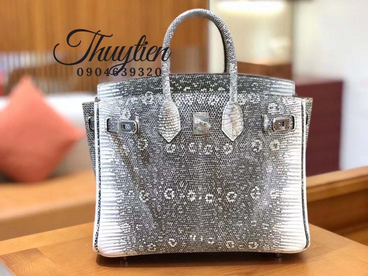 Giá Sỉ Túi Hm Birkin Da Thằn Lằn - Túi Xách Cao Cấp Hàng Hiệu Vip