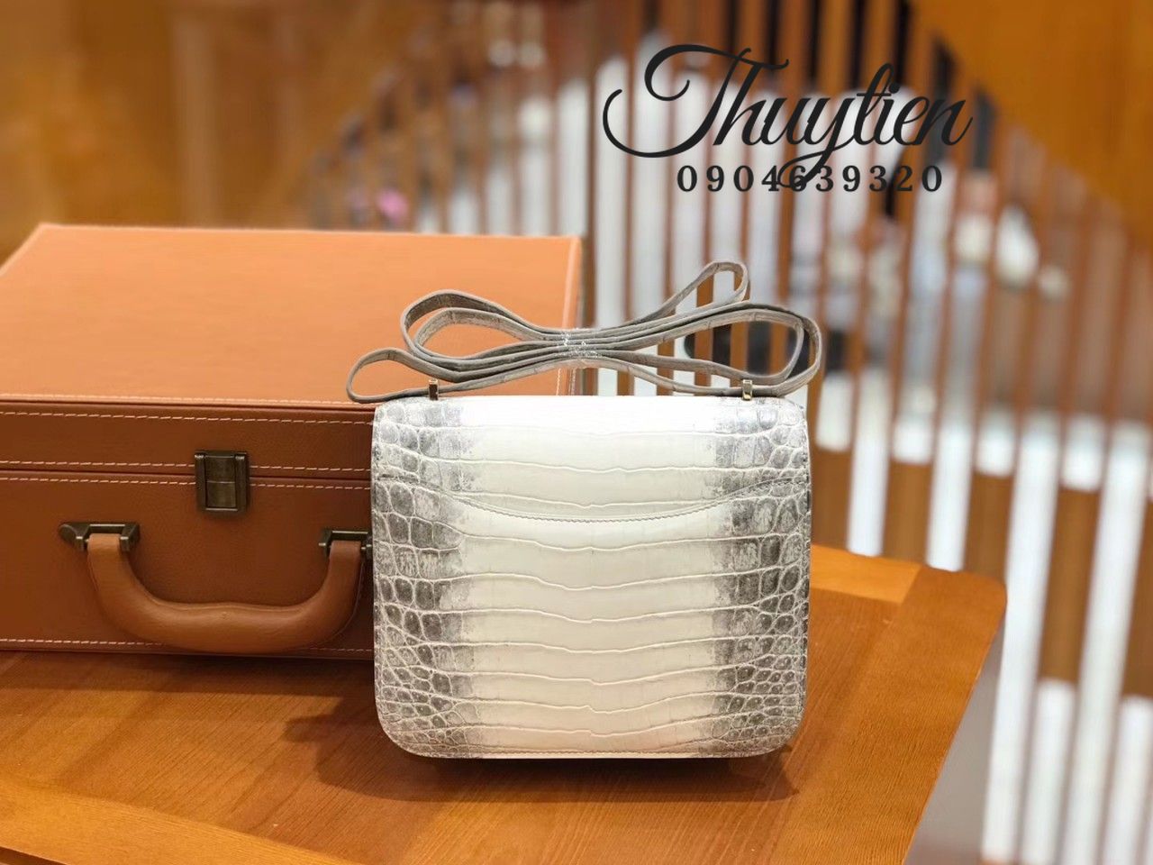 Order Túi Hm Constance Da Cá Sấu Bạch Tạng - Sỉ Túi Xách Hàng Hiệu Hermes Tphcm