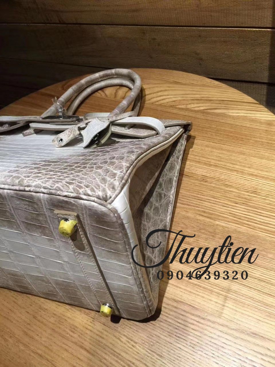 Shop Túi Hm Birkin Da Cá Sấu Bạch Tạng Vip - Túi Xách Hermes Gửi Đi Mỹ