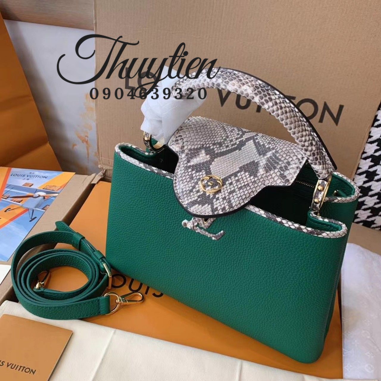 Shop Túi Xách Louis Vuitton Capucines Siêu Cấp Vip - Xem Giá Sỉ Tại Zalo