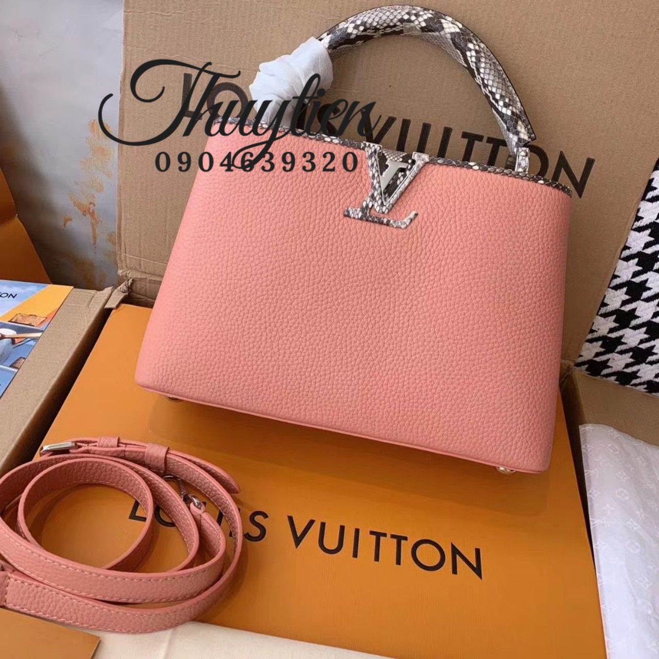 Chuyên Sỉ Túi Xách Louis Vuitton Capucines Siêu Cấp Vip - Xem Giá Sỉ Tại Zalo