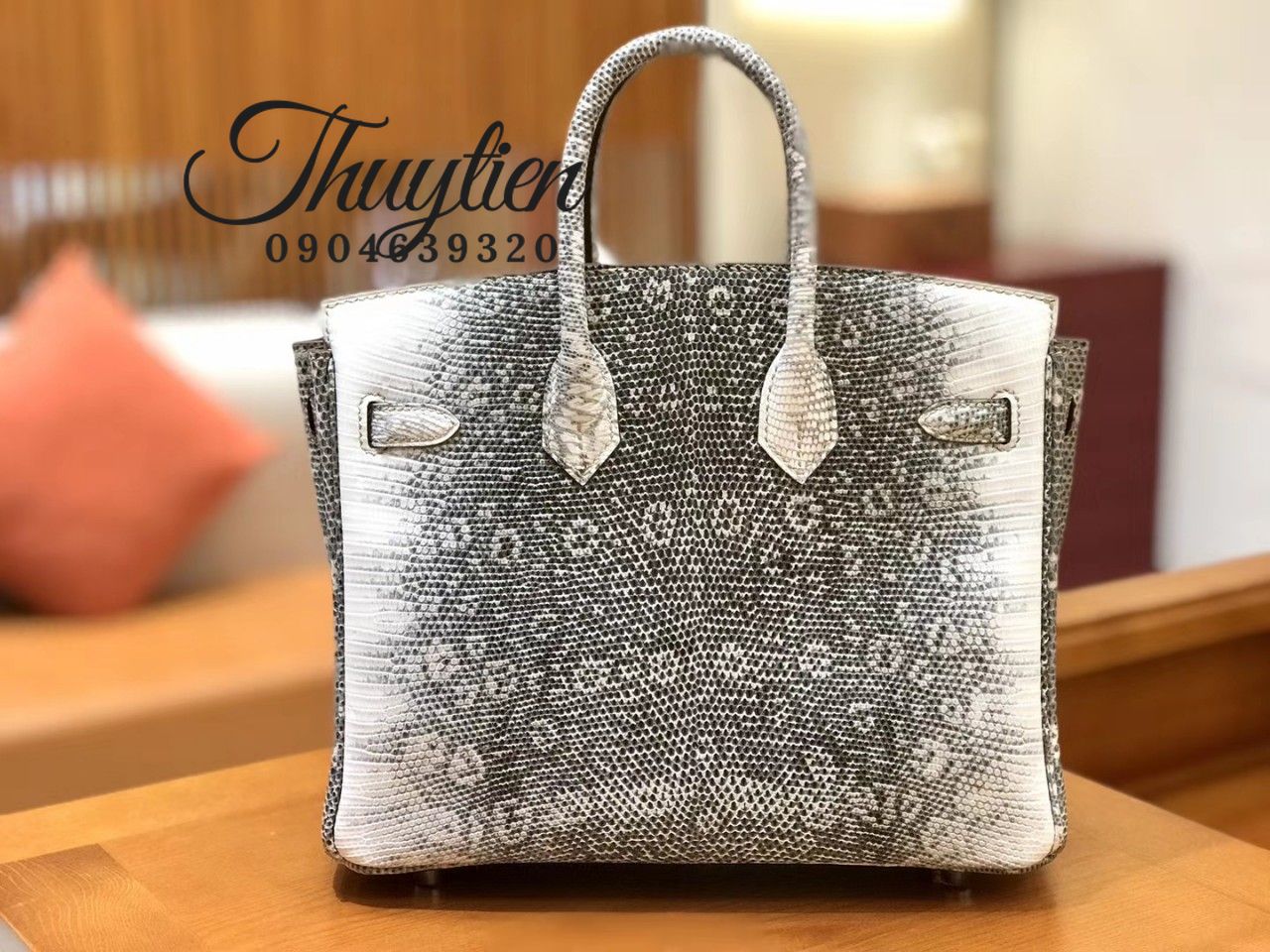 Order Sỉ Túi Hm Birkin Da Thằn Lằn - Túi Xách Cao Cấp Hàng Hiệu Vip