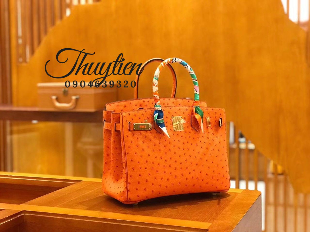 Shop Túi Xách Hm Birkin Da Đà Điểu - Order Túi Xách Vip Like Auth